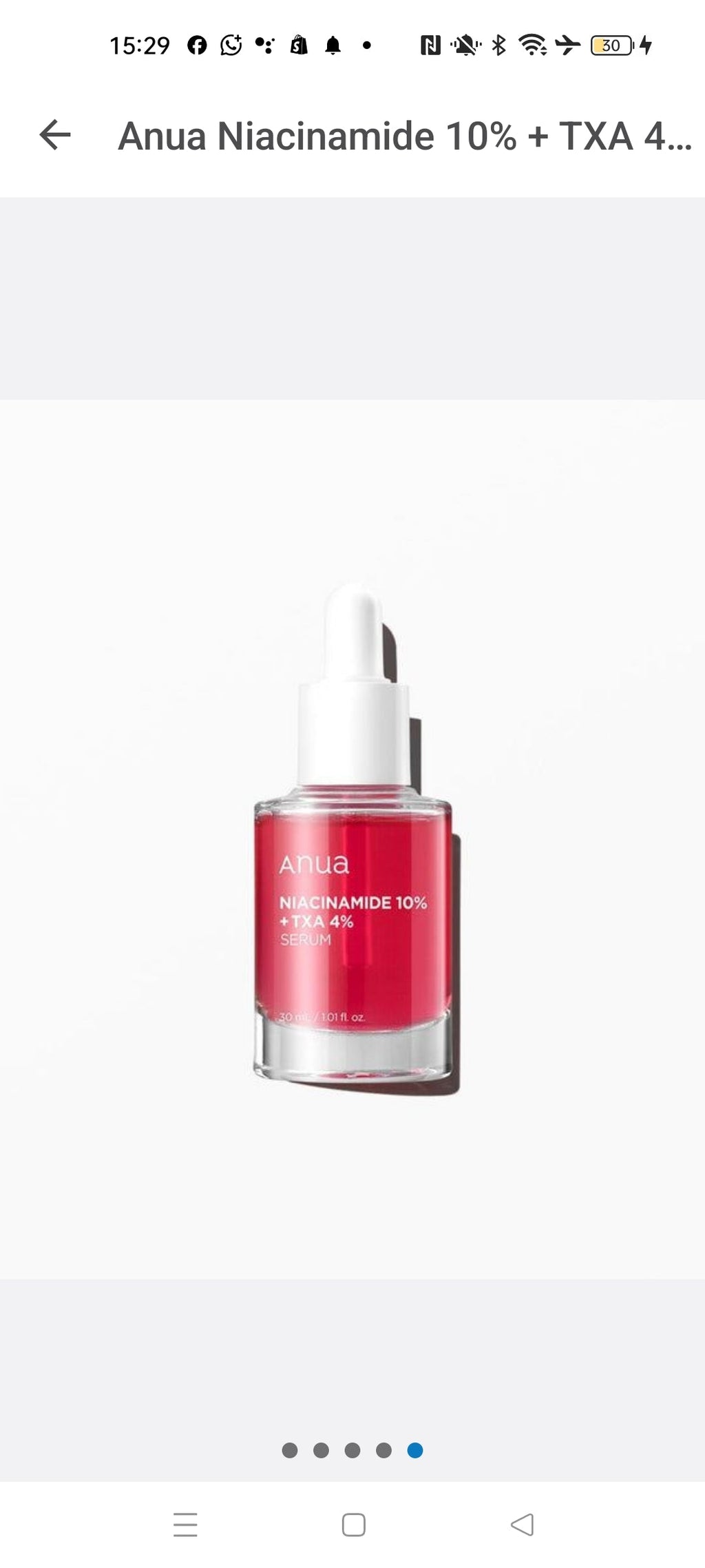 4% Melasma and dark spot remover serum