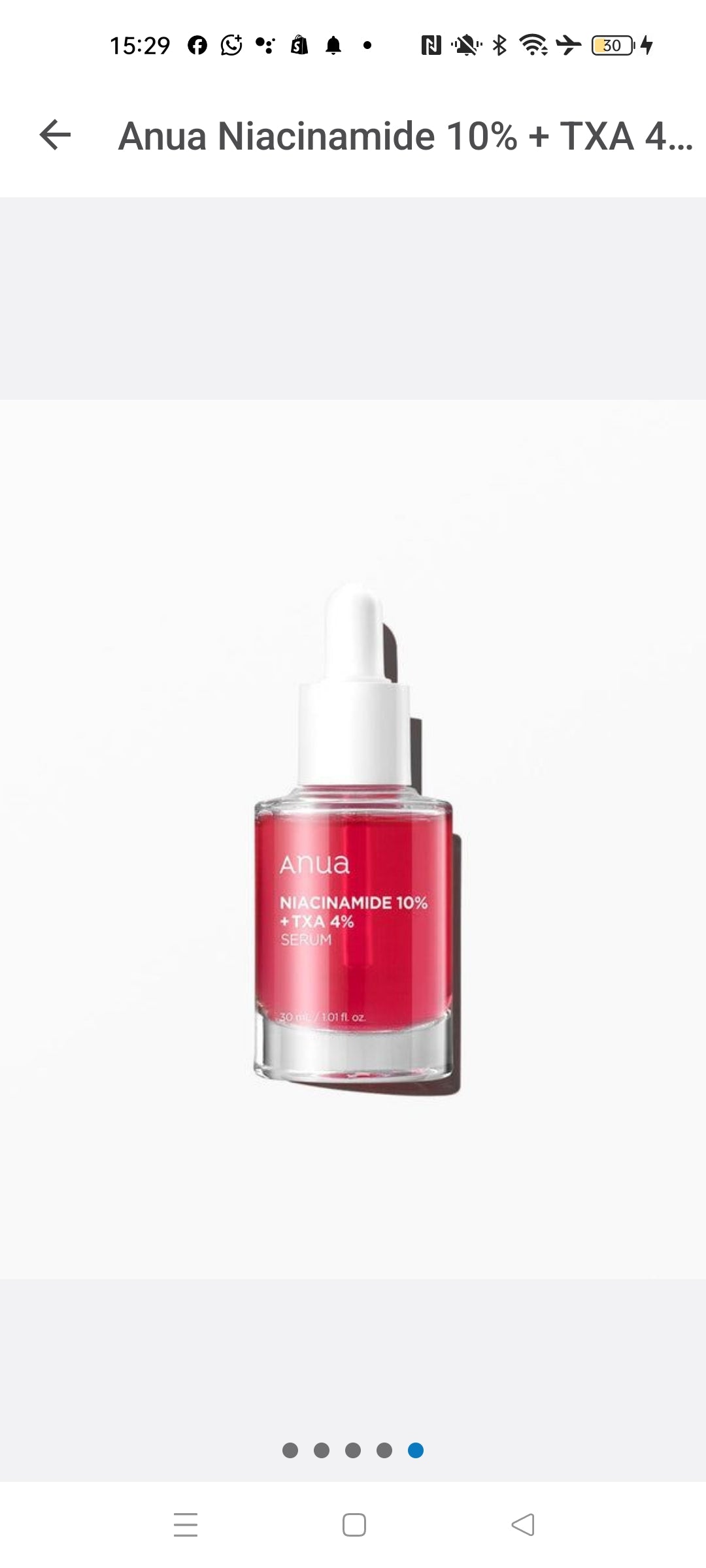 4% Melasma and dark spot remover serum